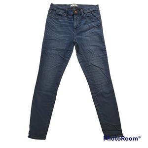 Madewell Roadtripper high rise Skinny Jeans sz 30 H5895 stretch denim